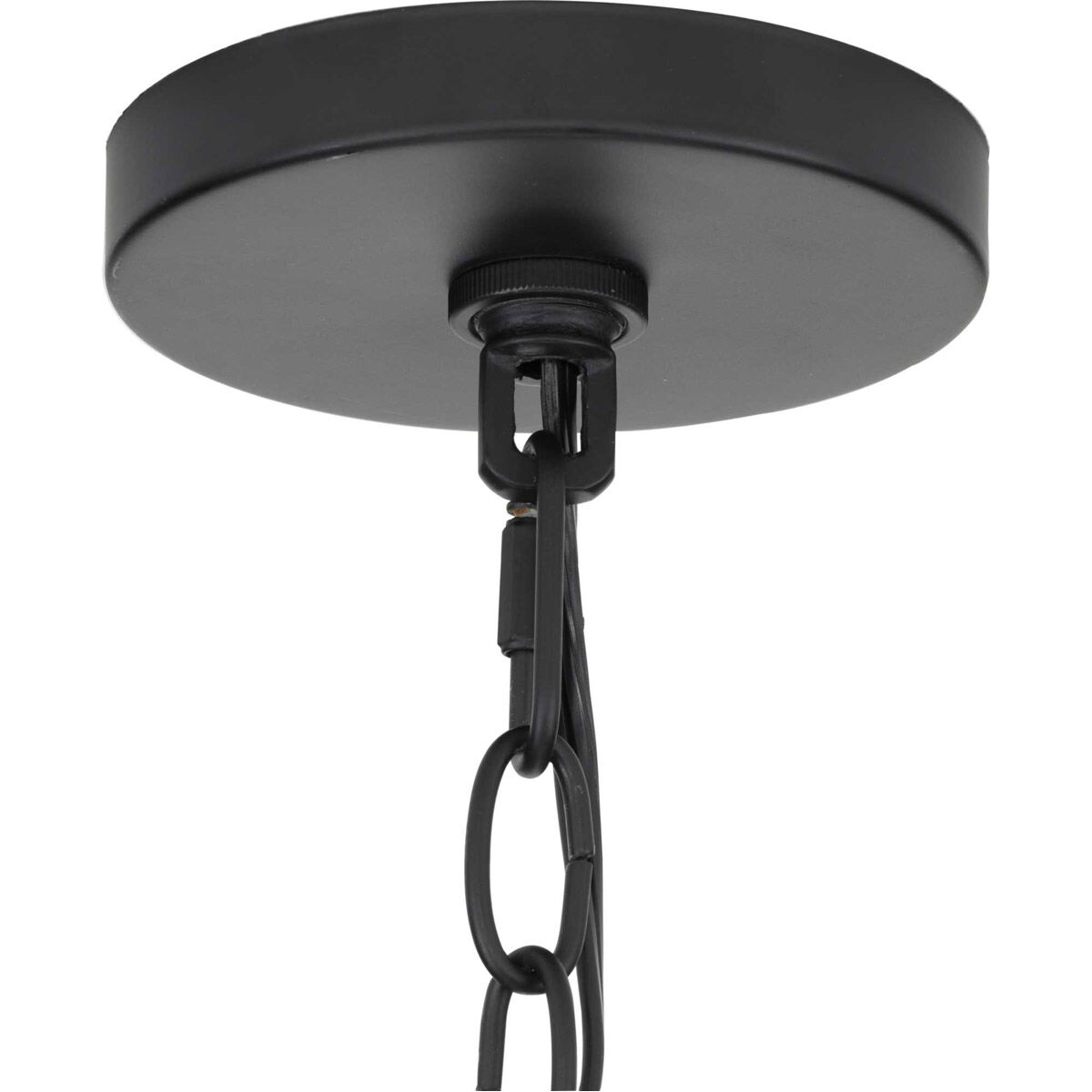 Canebrake 6 Light 40 inch Matte Black Chandelier Ceiling Light